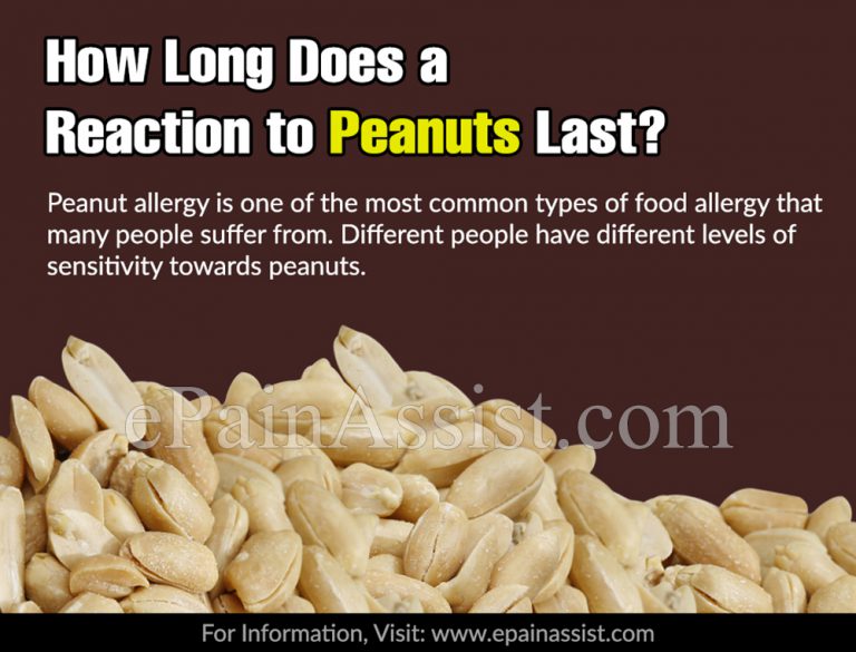 How Long Does a Reaction to Peanuts Last?