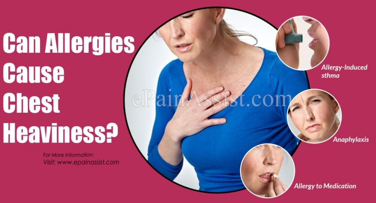 Can Allergies Cause Chest Heaviness?