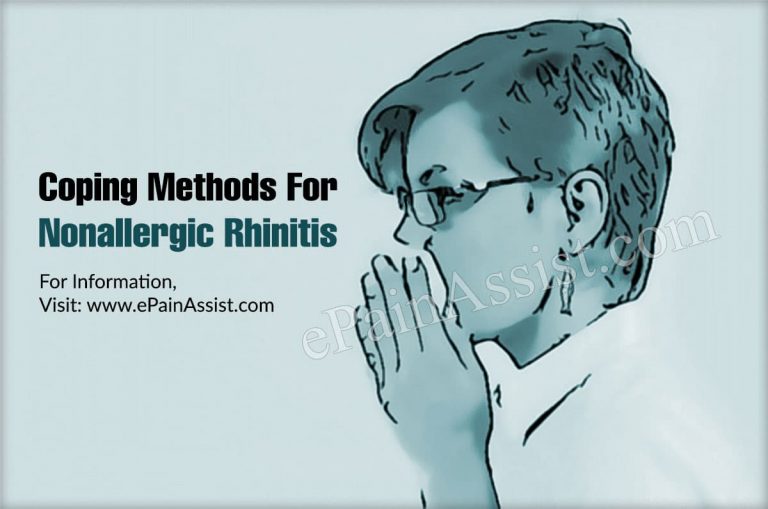 Coping Methods For Nonallergic Rhinitis