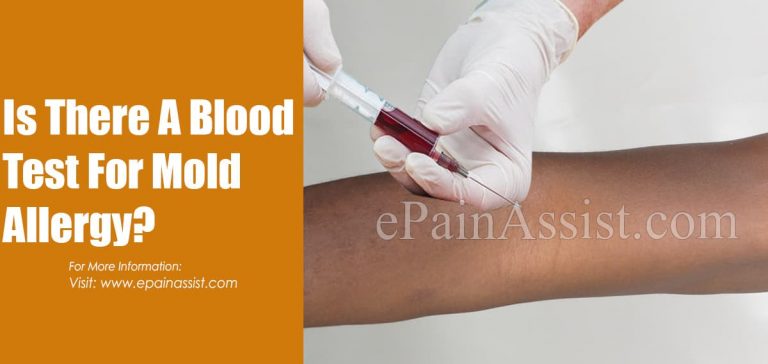 Is There A Blood Test For Mold Allergy?