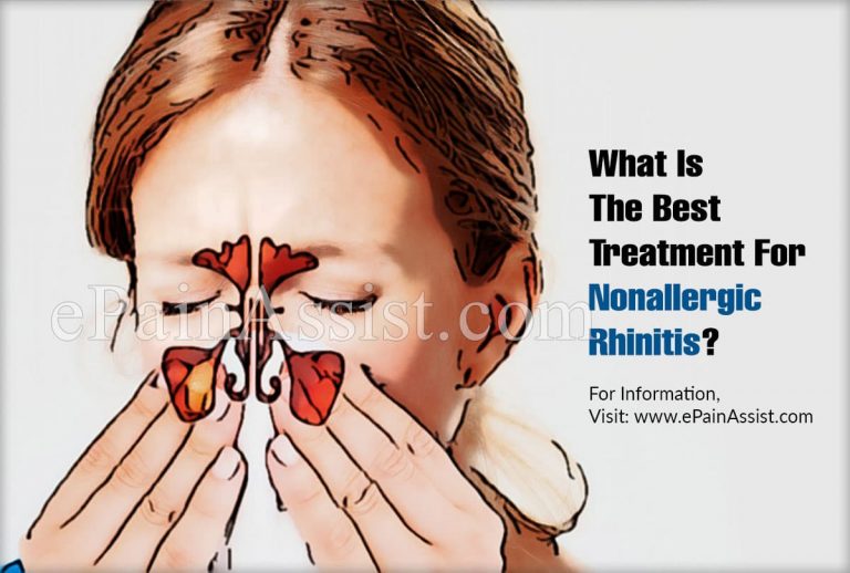 What Is The Best Treatment For Nonallergic Rhinitis?
