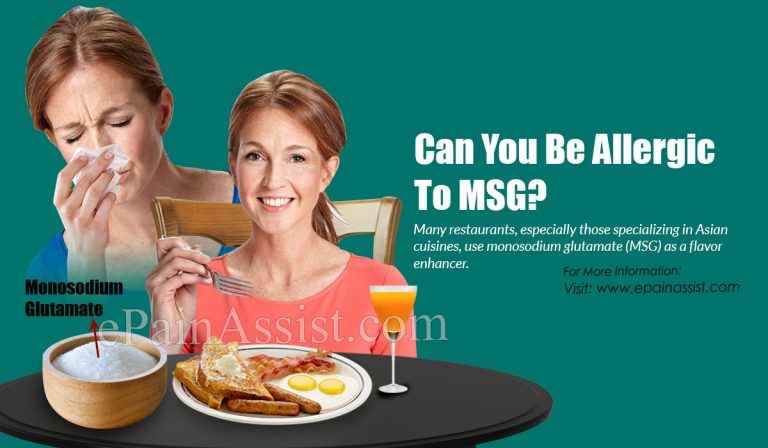 What is MSG Allergy & How is MSG Reactions Treated?
