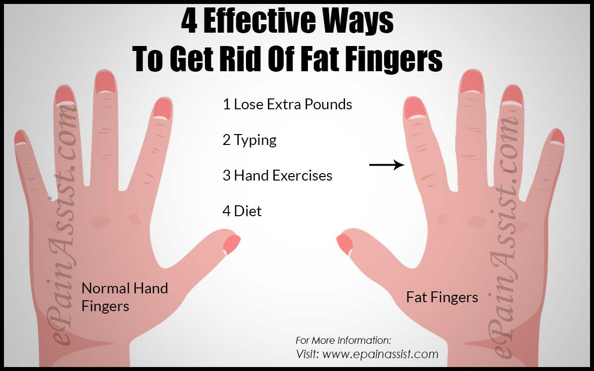 4 Effective Ways To Get Rid Of Fat Fingers