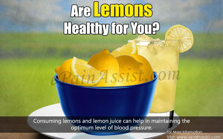 Are Lemons Healthy for You?