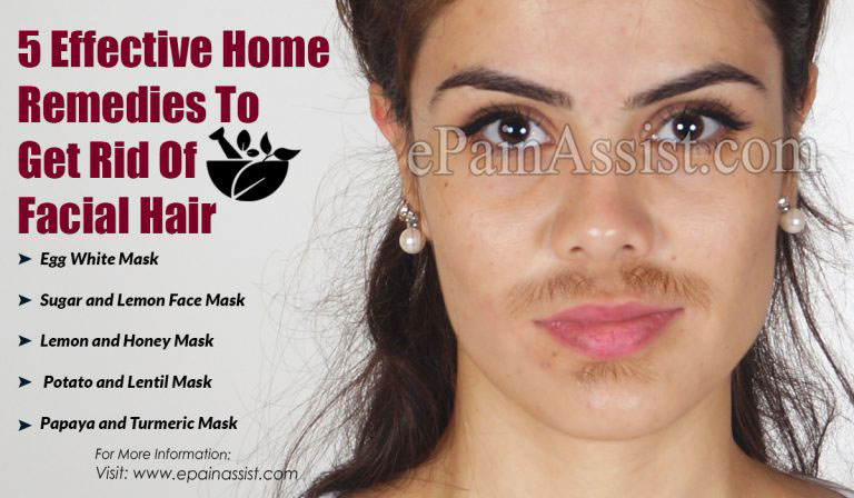 5 Effective Home Remedies To Get Rid Of Facial Hair