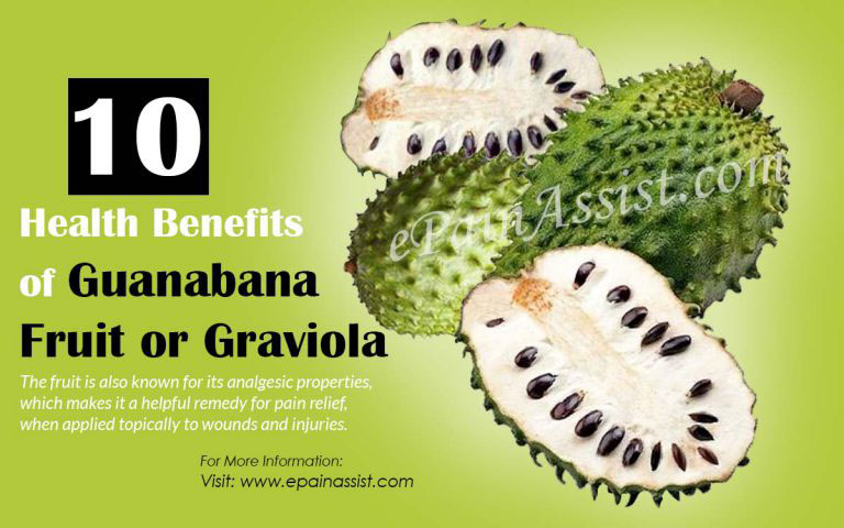 10 Health Benefits of Guanabana Fruit or Graviola (Soursop) & Its Side Effects, Nutritional Facts