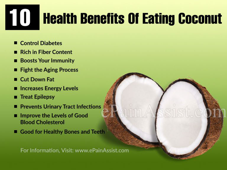 10 Health Benefits Of Eating Coconut