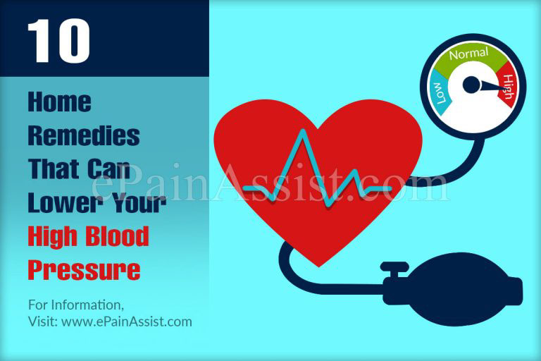 10 Home Remedies That Can Lower Your  High Blood Pressure