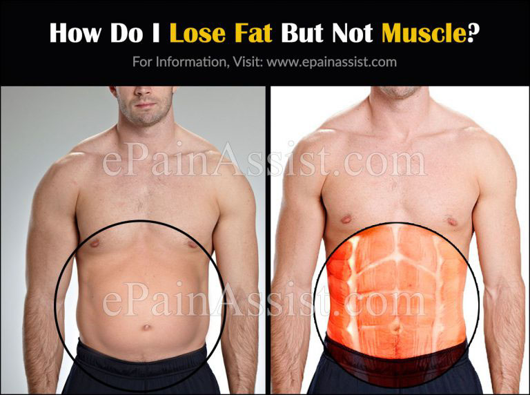 How Do I Lose Fat But Not Muscle?