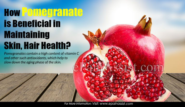 How Pomegranate is Beneficial in Maintaining Skin, Hair Health?