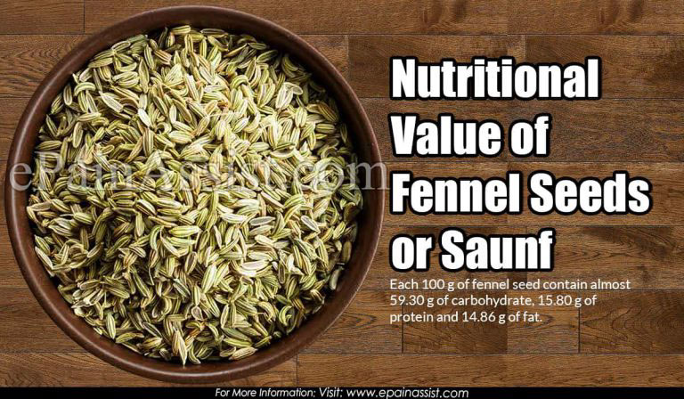Nutritional Value of Fennel Seeds or Saunf, Its Health Benefits & Medicinal Uses