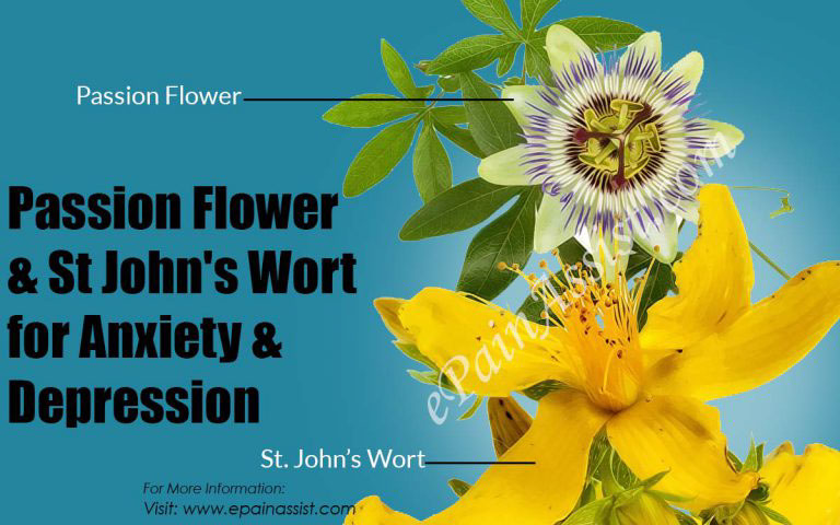 Passion Flower & St John’s Wort for Anxiety & Depression