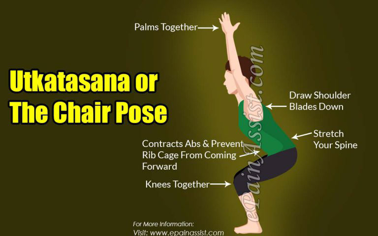 How to Do Utkatasana or the Chair Pose: Its Benefits and Precautions