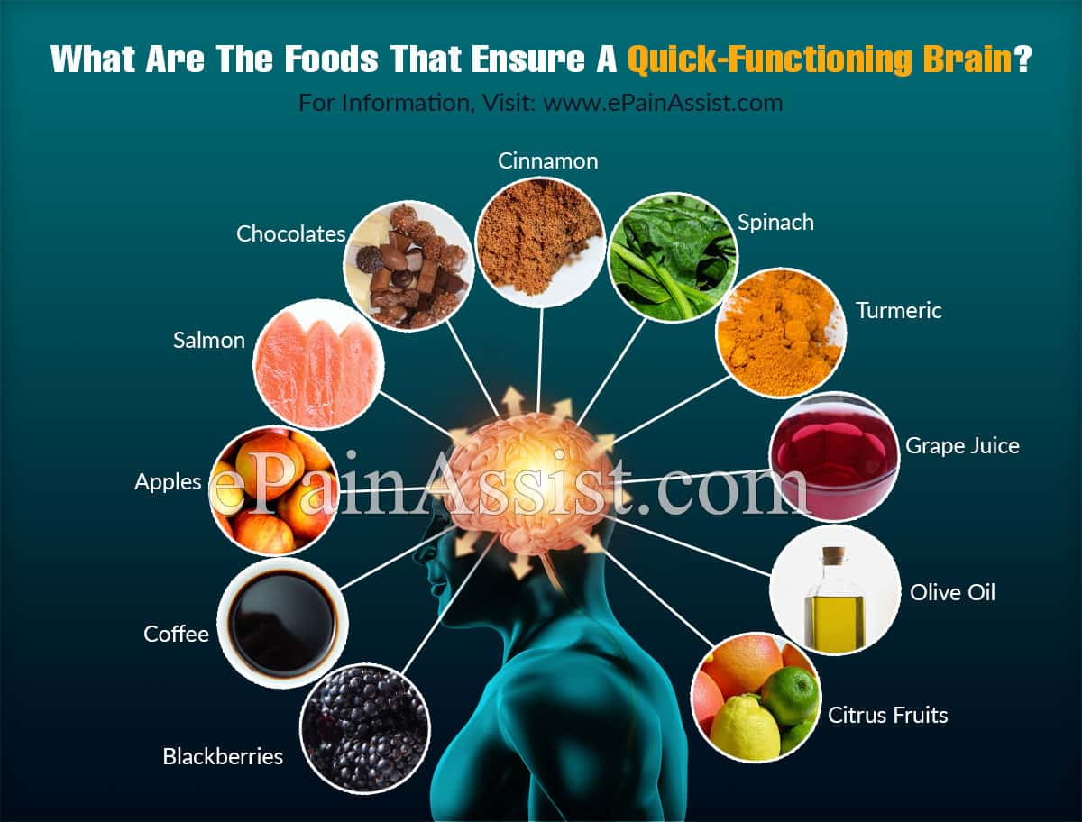 What Are The Foods That Ensure A Quick-Functioning Brain?