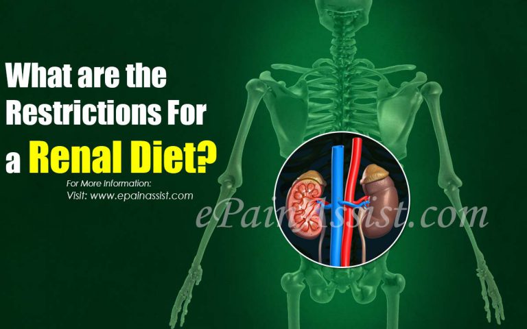 What are the Restrictions For a Renal Diet?