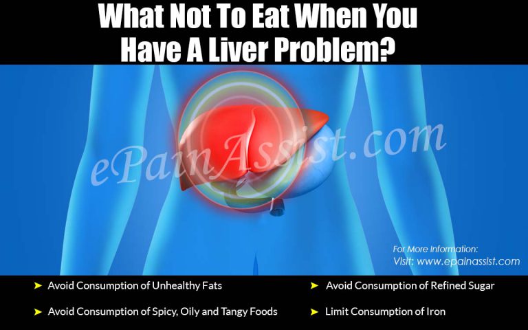 What Not To Eat When You Have A Liver Problem?