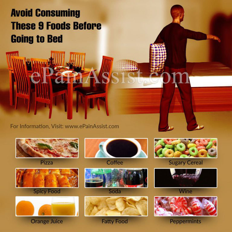 Avoid Consuming These 9 Foods Before Going to Bed
