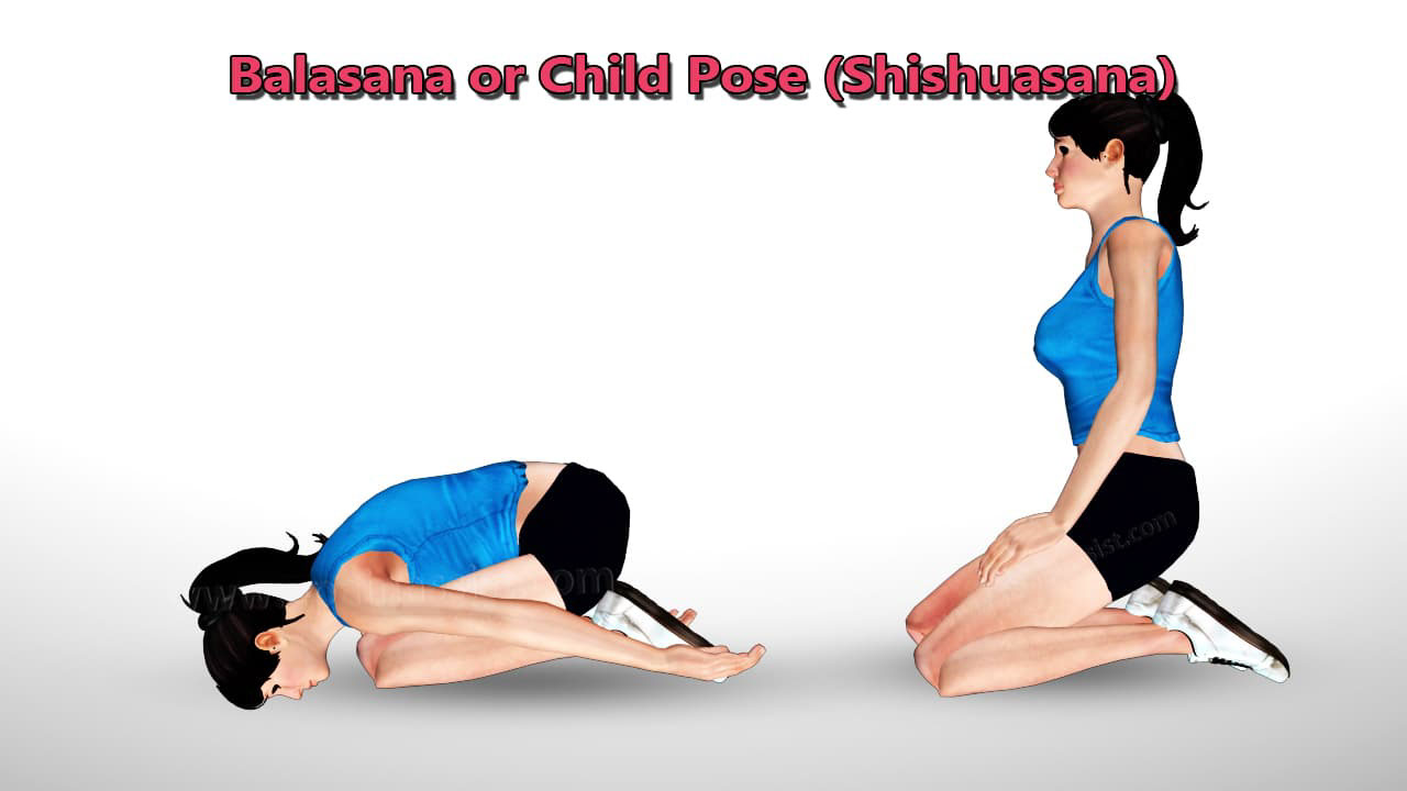 The Child pose or Balasana Yoga Beneficial for Kleptomania