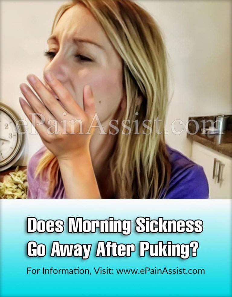 Does Morning Sickness Go Away After Puking?
