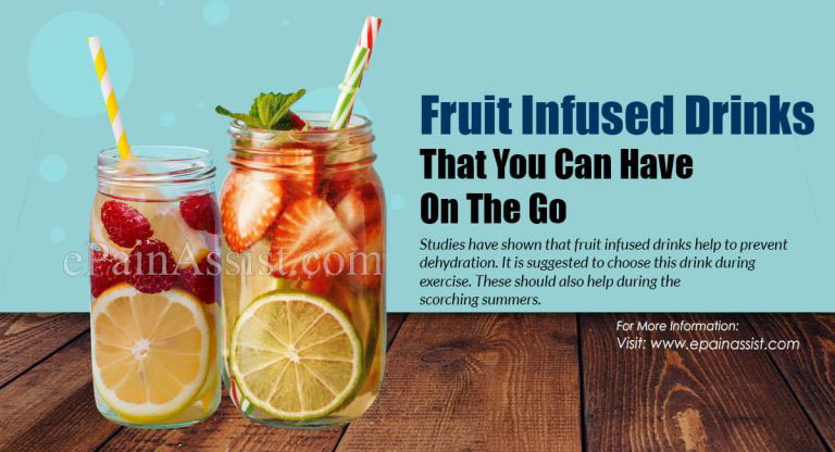Fruit Infused Drinks That You Can Have On The Go