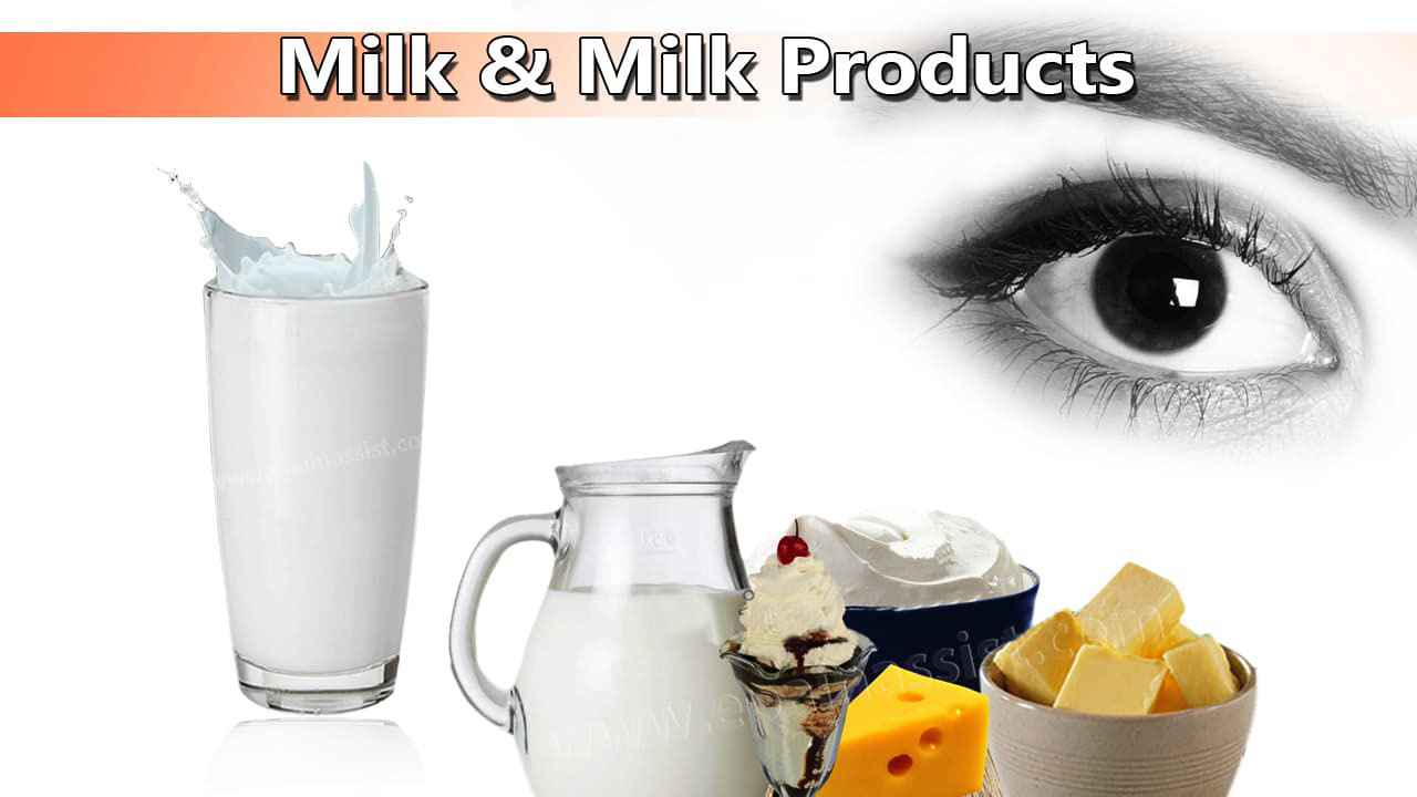 Milk & Milk Products for Healthy Eyes For Healthy Eyes