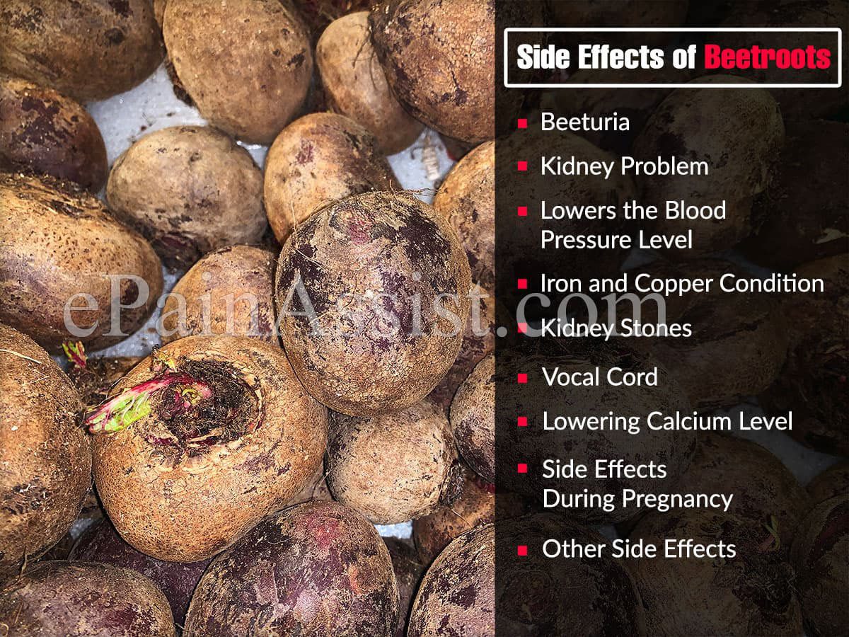 Side Effects of Beetroots