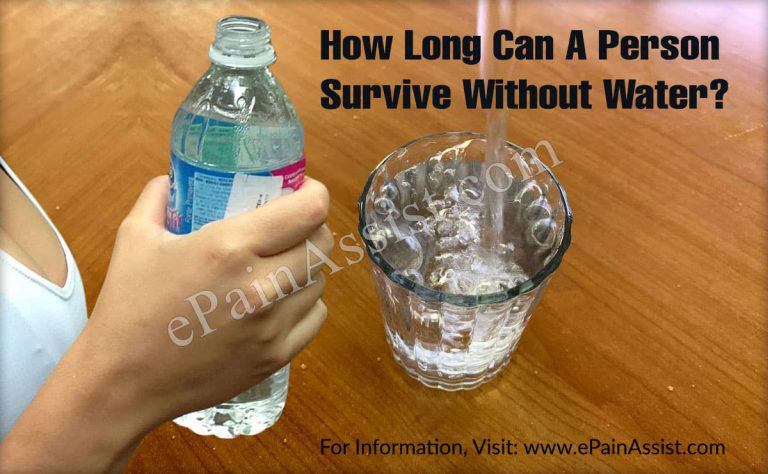 How Long Can A Person Survive Without Water?