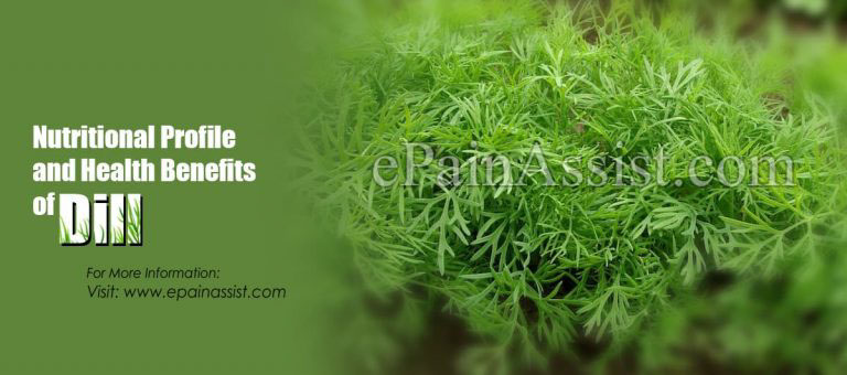 Nutritional Profile and Health Benefits of Dill