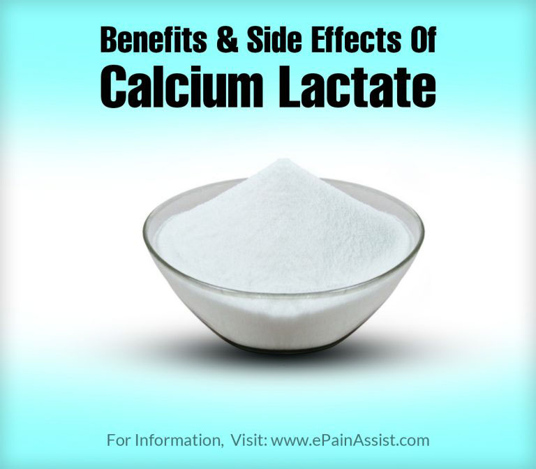 Benefits and Side Effects Of Calcium Lactate
