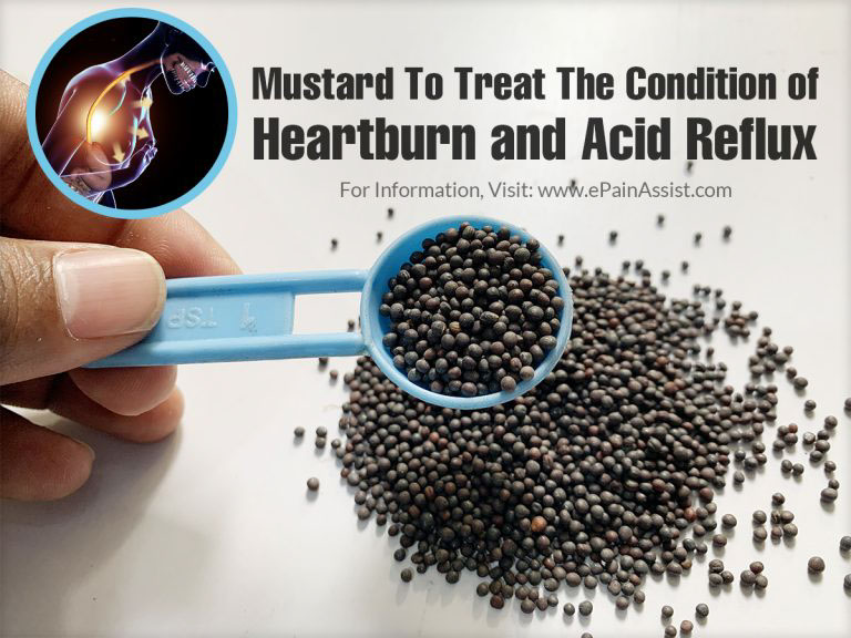 Mustard To Treat The Condition of Heartburn and Acid Reflux