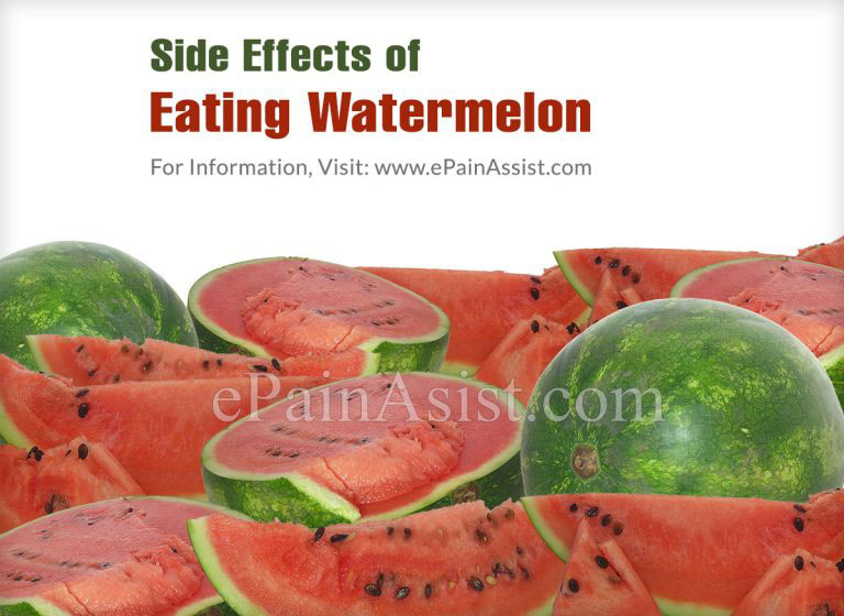 Side Effects of Eating Watermelon
