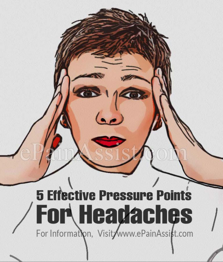 5 Effective Pressure Points For Headaches