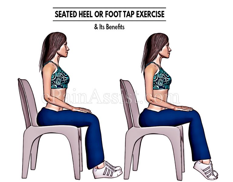 Seated Heel or Foot Tap Exercise (Legs Fidgeting) & Its Benefits