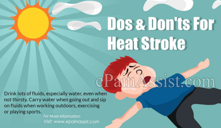 Dos & Don’ts For Heat Stroke