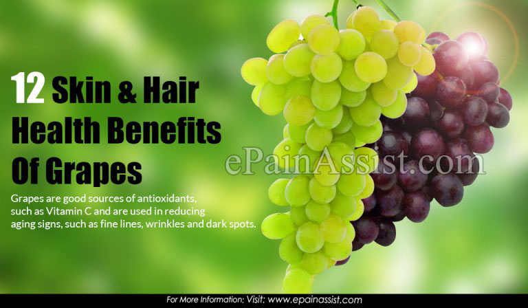 12 Skin & Hair Health Benefits Of Grapes