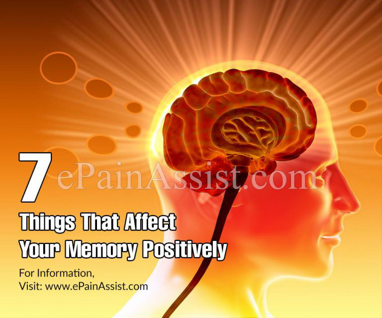 7 Things That Affect Your Memory Positively