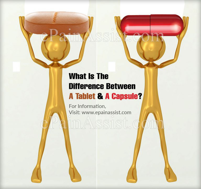 What Is The Difference Between A Tablet And A Capsule?