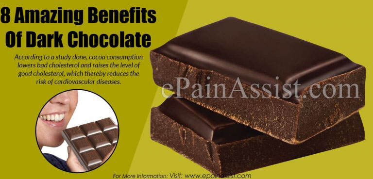 8 Amazing Benefits Of Dark Chocolate