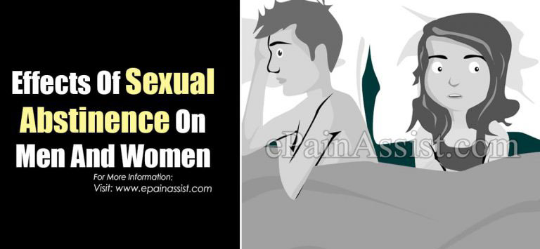 Effects Of Sexual Abstinence On Men And Women