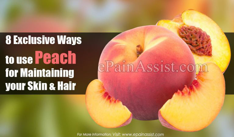 8 Exclusive Ways to use Peach for Maintaining your Skin & Hair