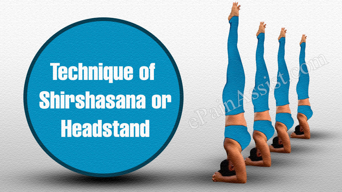 Technique of Shirshasana/Headstand