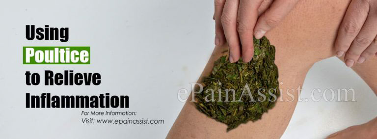 Using Poultice to Relieve Inflammation