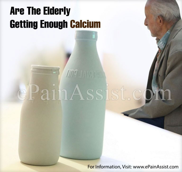 Are The Elderly Getting Enough Calcium?