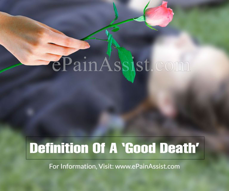 Definition Of A ‘Good Death’