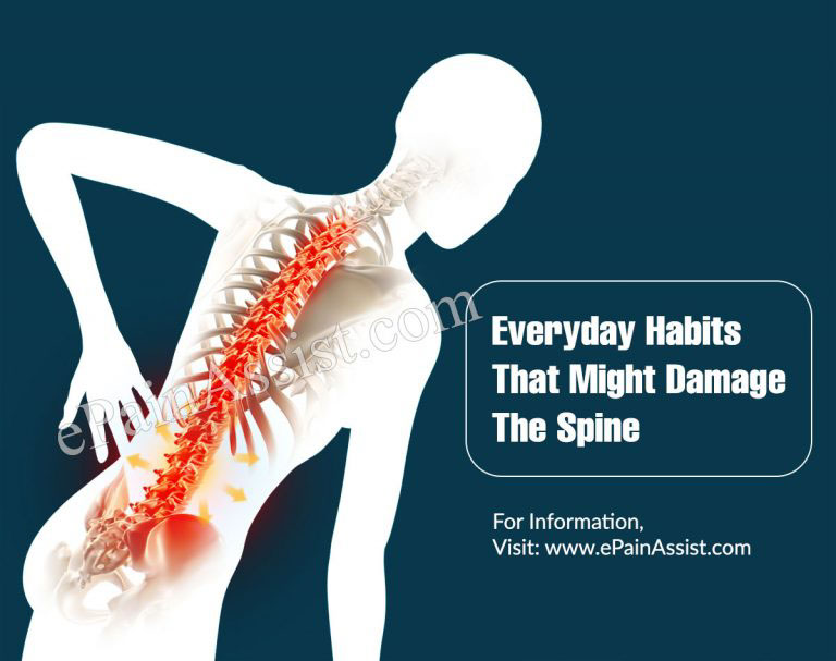 Everyday Habits That Might Damage The Spine