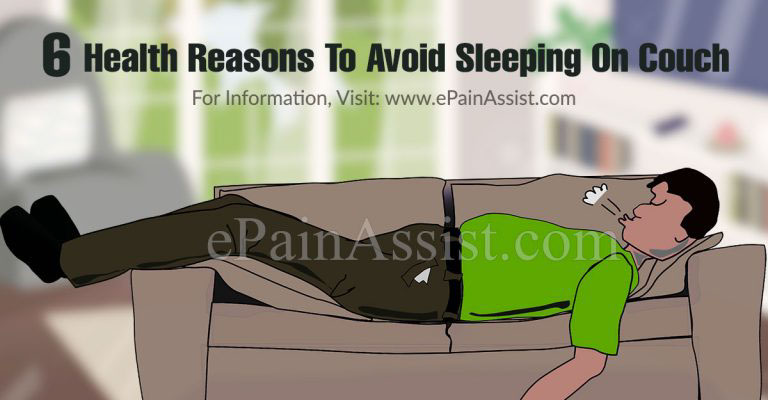6 Health Reasons To Avoid Sleeping On Couch