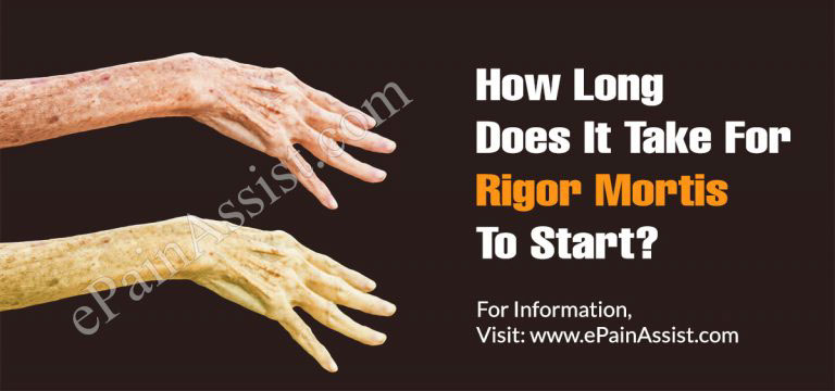 How Long Does It Take For Rigor Mortis To Start?