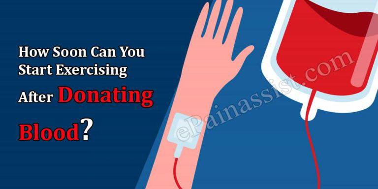 How Soon Can You Start Exercising After Donating Blood?