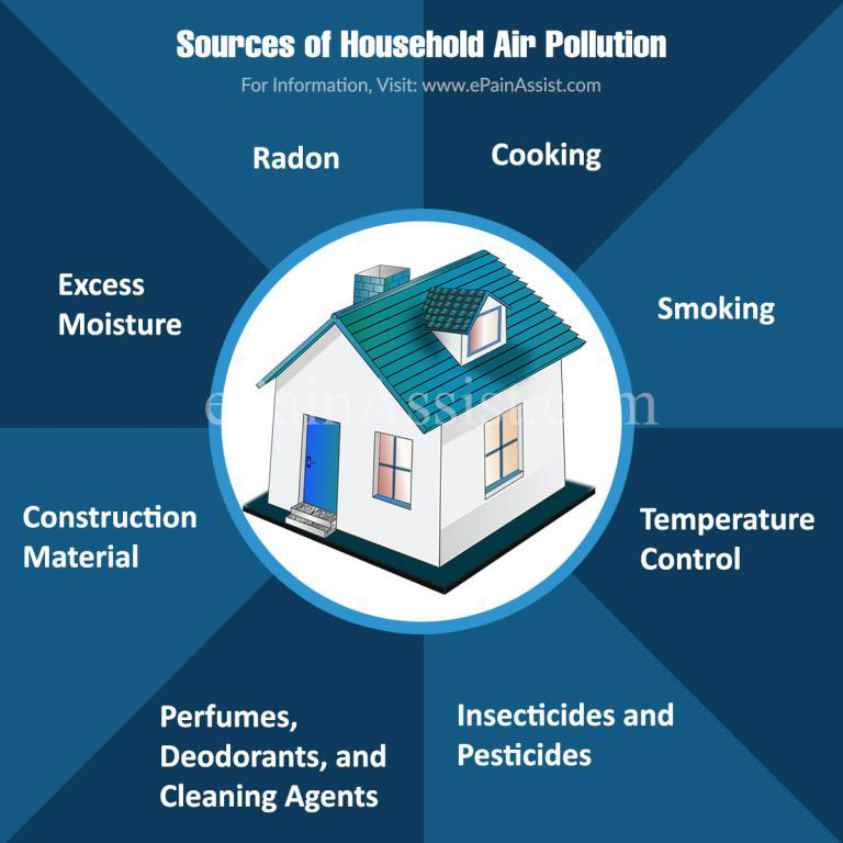 Sources of Household Air Pollution & its Health Effects, Strategies to Deal With it, Risks
