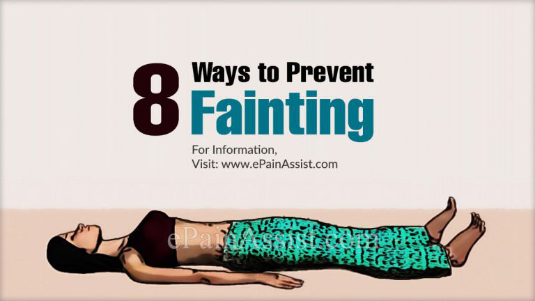 8 Ways to Prevent Fainting
